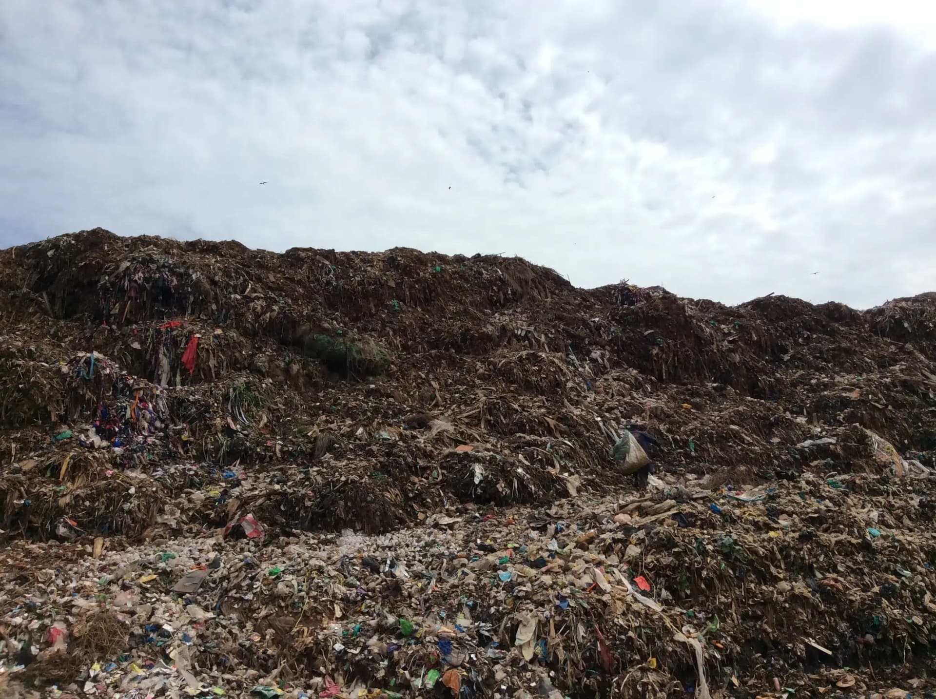 Landfills in Africa filled with used clothes donated to developing nations